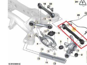 Bras de suspension ARG ARD bmw serie 1 3 X1