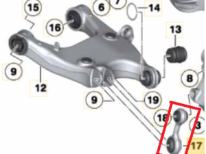 Bras de suspension inférieur ARG ARD bmw F10 F11