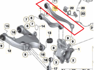 Bras de suspension supérieur ARD ARG bmw F10