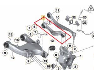 Bras de suspension ARD ARG haut bmw F07 F11