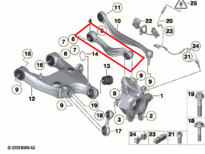 Bras de suspension haut ARD bmw F10