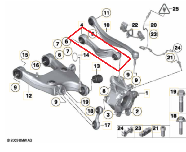 Bras de suspension haut ARD bmw F10 – Image 2