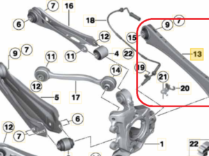 Bras de suspension inférieur ARD bmw X3 F25 X4 F26