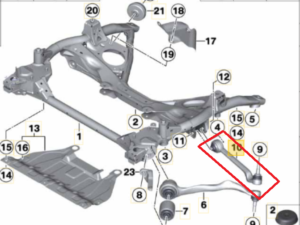 Bras de suspension AVG bmw serie 1 3 4