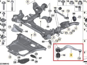 Bras de suspension AVD bmw F20 F30