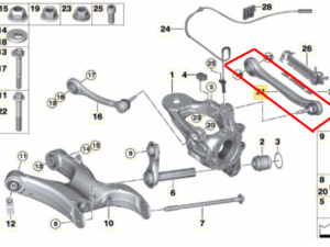 Bras de suspension ARD bmw X5 E70 F15 X6 E71 F16