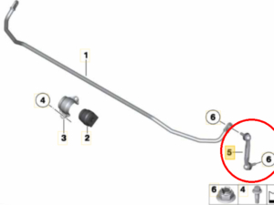 Biellette de barre stabilisatrice ARD bmw F20 F30 G20 X1 E84