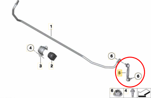 Biellette de barre stabilisatrice ARG bmw F20 F30 G20 X1 E84 – Image 2