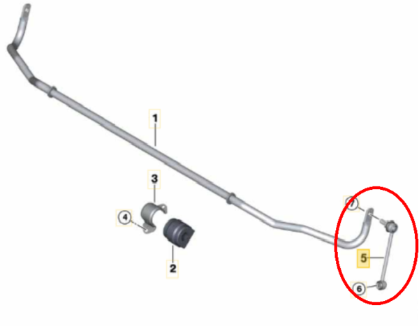 Biellette de barre stabilisatrice ARG ARD bmw E81 E87 E90 E92 – Image 2