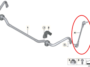 Biellette de barre stabilisatrice AVD bmw X3 G01 X4 G02