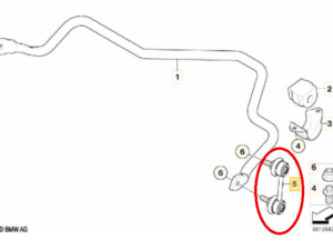 Biellette de barre stabilisatrice ARD ARG bmw X3 E83 1.8 2.0 2.5 3.0