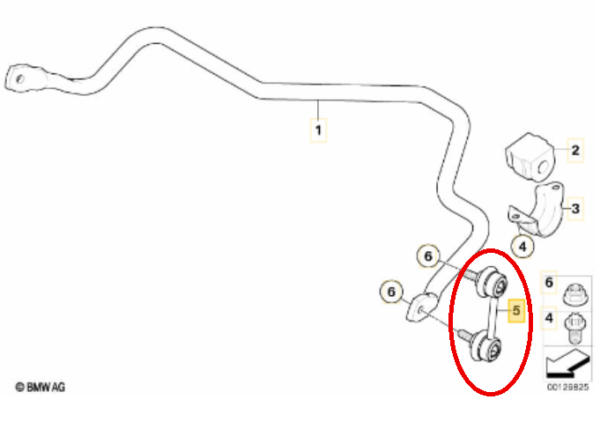 Biellette de barre stabilisatrice ARD ARG bmw X3 E83 1.8 2.0 2.5 3.0 – Image 2