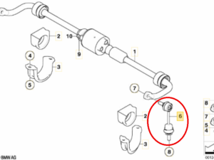 Biellette ARG ARD bmw E60 520 525 530 535