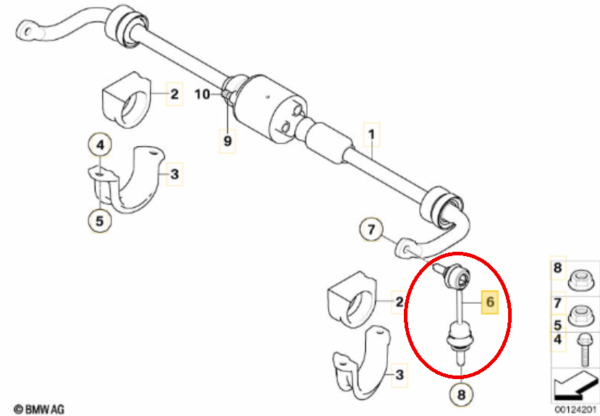 Biellette ARG ARD bmw E60 520 525 530 535 – Image 2