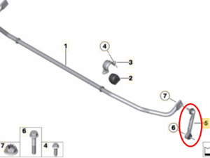 Biellette de barre stabilisatrice ARD ARG bmw X3 F25 X4 F26